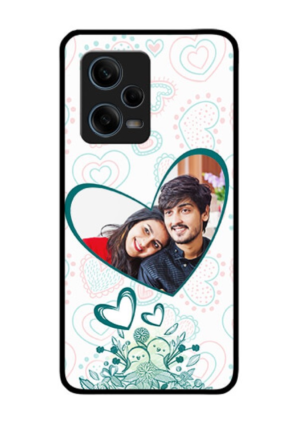 Xiaomi Redmi Note 12 Pro Plus 5G Photo Printing on Glass Case - Premium Couple Design