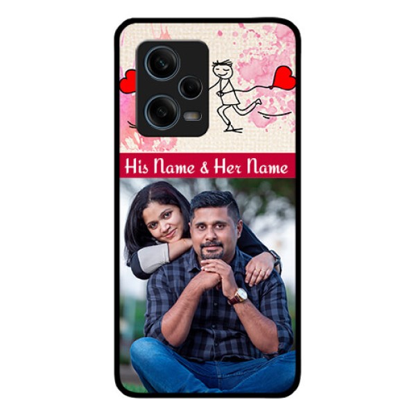 Xiaomi Redmi Note 12 Pro Plus 5G Photo Printing on Glass Case - You and Me Case Design