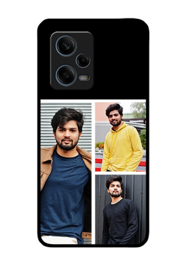 Xiaomi Redmi Note 12 Pro Plus 5G Photo Printing on Glass Case - Upload Multiple Picture Design