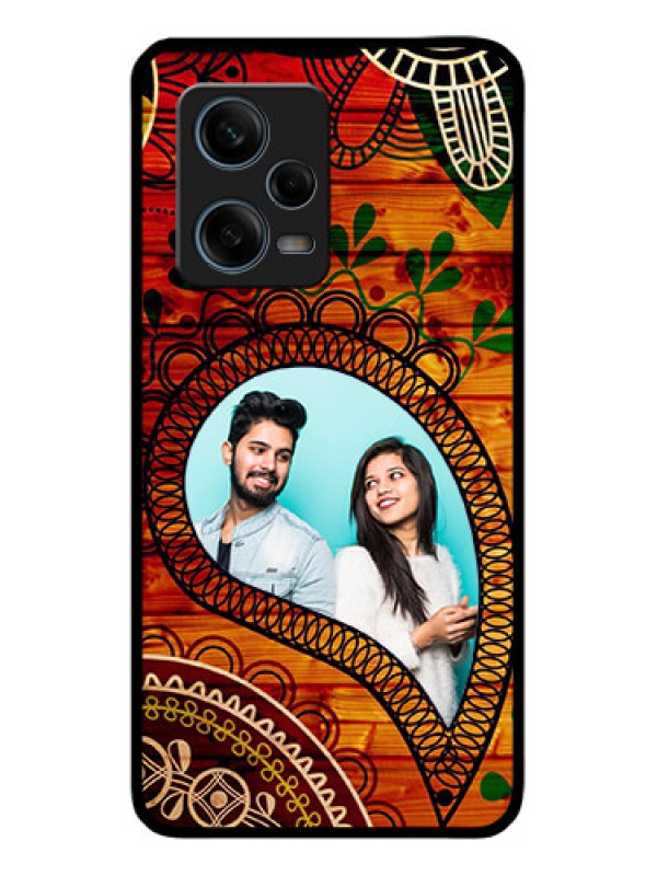 Custom Xiaomi Redmi Note 12 Pro Plus 5G Personalized Glass Phone Case - Abstract Colorful Design
