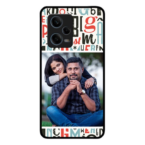 Xiaomi Redmi Note 12 Pro Plus 5G Personalized Glass Phone Case - Alphabet Design Xiaomi Redmi Note 12 Pro Plus 5G Personalized Glass Phone Case - Alphabet Design