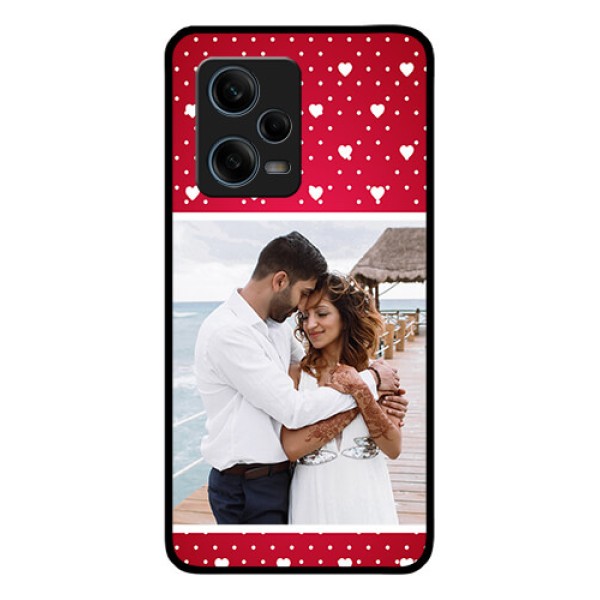 Xiaomi Redmi Note 12 Pro Plus 5G Photo Printing on Glass Case - Hearts Mobile Case Design Xiaomi Redmi Note 12 Pro Plus 5G Photo Printing on Glass Case - Hearts Mobile Case Design