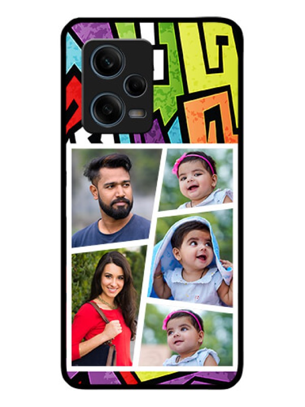 Custom Xiaomi Redmi Note 12 Pro Plus 5G Custom Glass Phone Case - Graffiti pattern Design