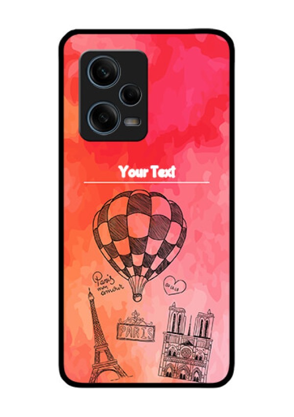 Xiaomi Redmi Note 12 Pro Plus 5G Custom Glass Phone Case - Paris Theme Design