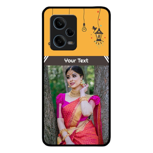 Xiaomi Redmi Note 12 Pro Plus 5G Custom Glass Mobile Case - with Family Picture and Icons Xiaomi Redmi Note 12 Pro Plus 5G Custom Glass Mobile Case - with Family Picture and Icons