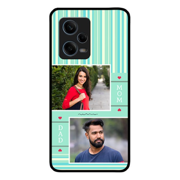Xiaomi Redmi Note 12 Pro Plus 5G Custom Glass Phone Case - Mom & Dad Pic Design Xiaomi Redmi Note 12 Pro Plus 5G Custom Glass Phone Case - Mom & Dad Pic Design