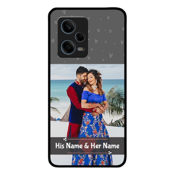Xiaomi Redmi Note 12 Pro Plus 5G Custom Glass Mobile Case - Buy Love Design with Photo Online