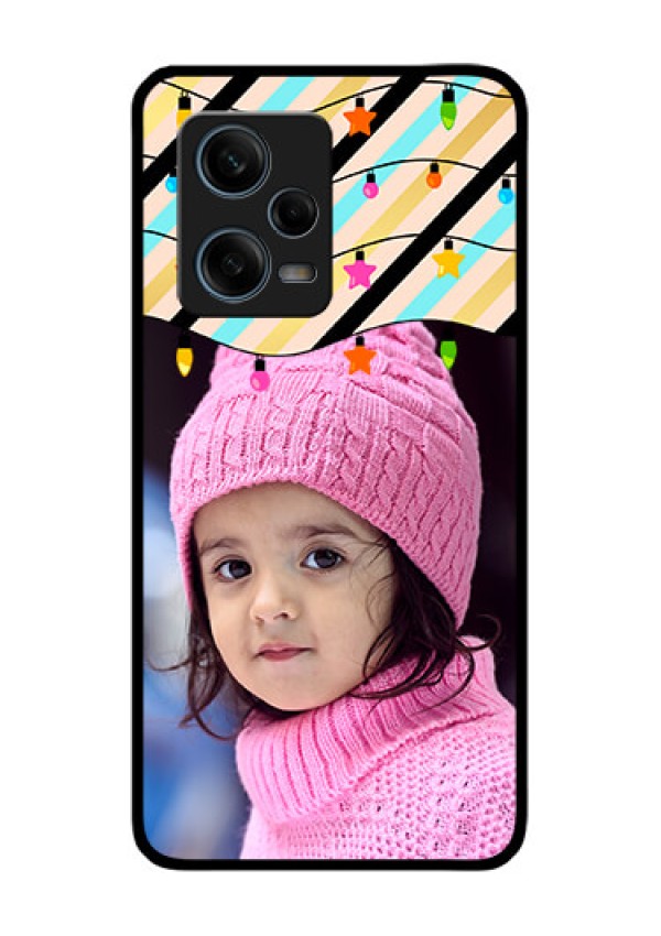 Xiaomi Redmi Note 12 Pro Plus 5G Custom Glass Mobile Case - Lights Hanging Design