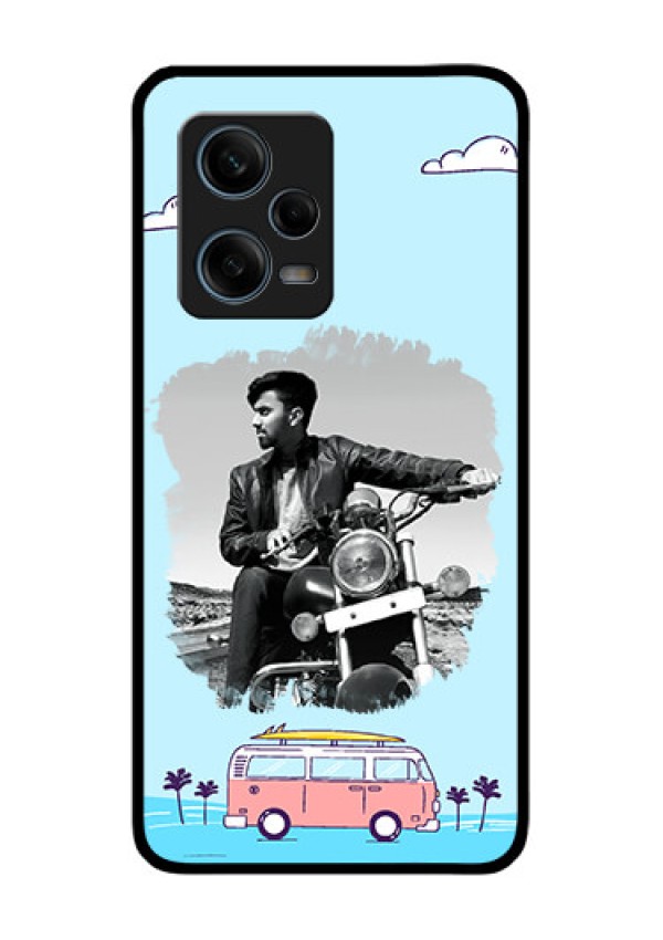 Xiaomi Redmi Note 12 Pro Plus 5G Photo Printing on Glass Case - Travel & Adventure Design