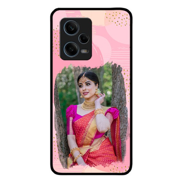 Xiaomi Redmi Note 12 Pro Plus 5G Personalized Glass Phone Case - Gold Glitter Splash Design Xiaomi Redmi Note 12 Pro Plus 5G Personalized Glass Phone Case - Gold Glitter Splash Design