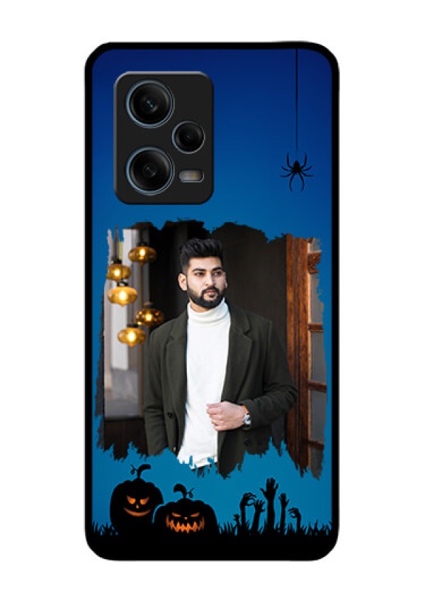 Xiaomi Redmi Note 12 Pro Plus 5G Photo Printing on Glass Case - with pro Halloween design
