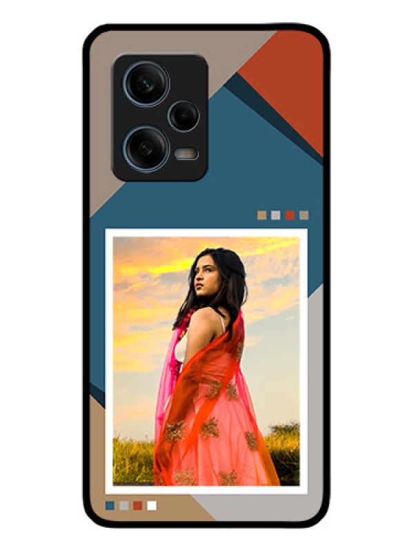Custom Xiaomi Redmi Note 12 Pro Plus 5G Personalized Glass Phone Case - Retro color pallet Design