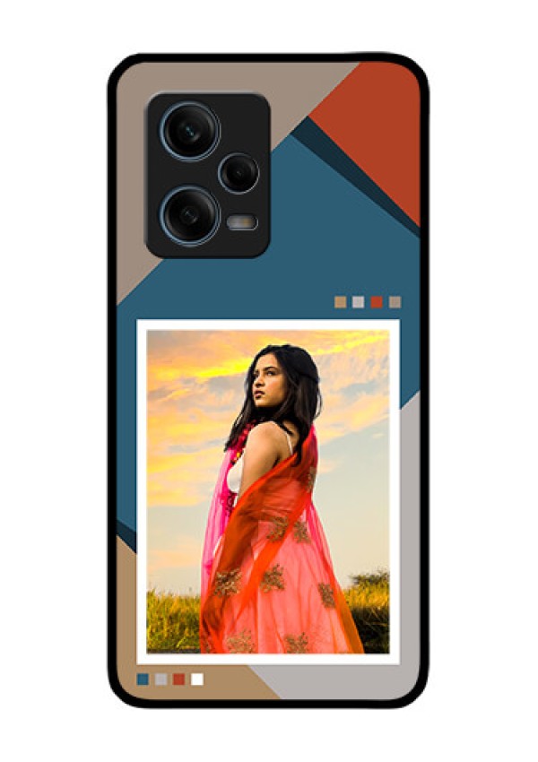 Xiaomi Redmi Note 12 Pro Plus 5G Personalized Glass Phone Case - Retro color pallet Design