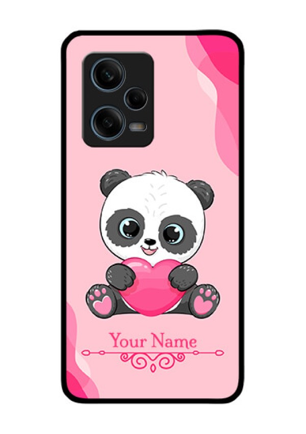 Xiaomi Redmi Note 12 Pro Plus 5G Custom Glass Mobile Case - Cute Panda Design