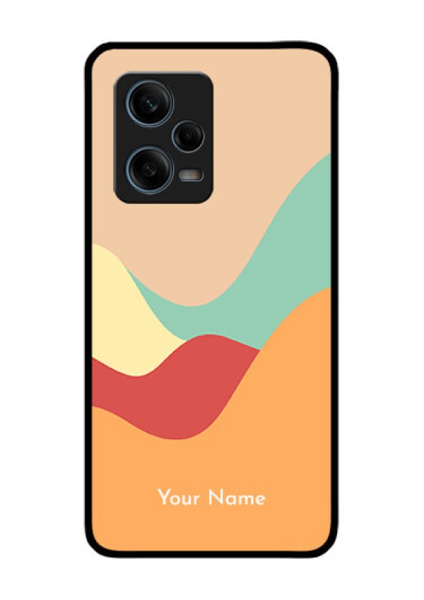 Xiaomi Redmi Note 12 Pro Plus 5G Personalized Glass Phone Case - Ocean Waves Multi-colour Design