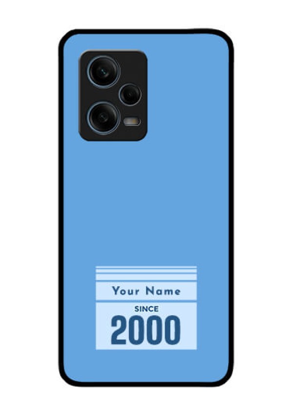 Xiaomi Redmi Note 12 Pro Plus 5G Custom Glass Mobile Case - Custom Year of birth Design