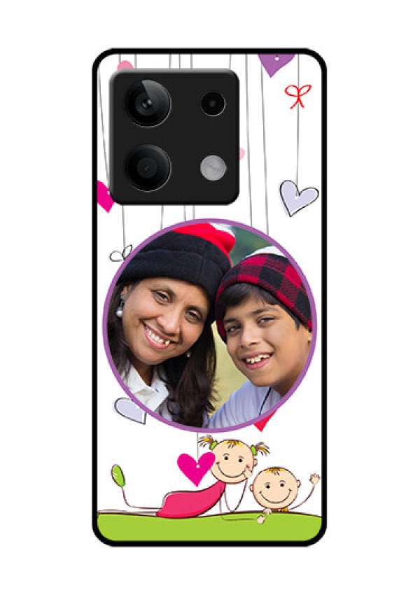Xiaomi Redmi Note 13 5G Custom Glass Phone Case - Cute Kids Phone Case Design