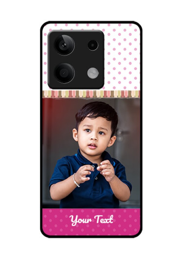 Xiaomi Redmi Note 13 5G Custom Glass Phone Case - Cute Girls Cover Design
