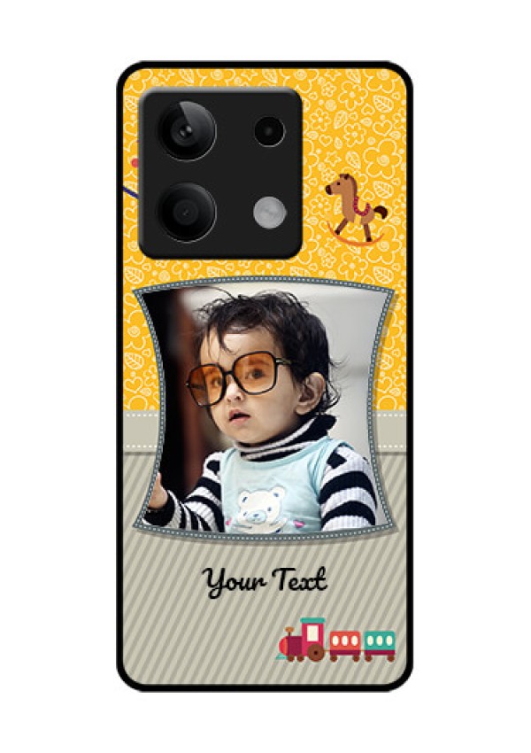 Xiaomi Redmi Note 13 5G Custom Glass Phone Case - Baby Picture Upload Design