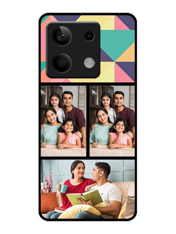 Custom Xiaomi Redmi Note 13 5G Custom Glass Phone Case - Bulk Pic Upload Design