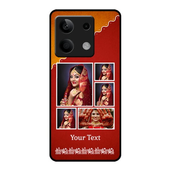 Xiaomi Redmi Note 13 5G Custom Glass Phone Case - Wedding Pic Upload Design Xiaomi Redmi Note 13 5G Custom Glass Phone Case - Wedding Pic Upload Design
