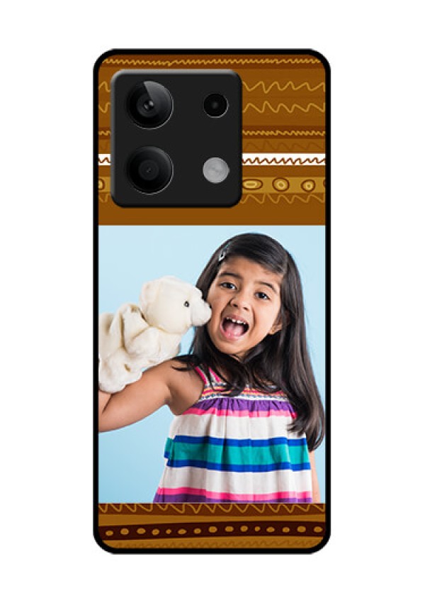 Xiaomi Redmi Note 13 5G Custom Glass Phone Case - Friends Picture Upload Design
