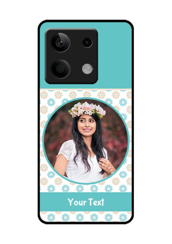 Xiaomi Redmi Note 13 5G Custom Glass Phone Case - Beautiful Flowers Design