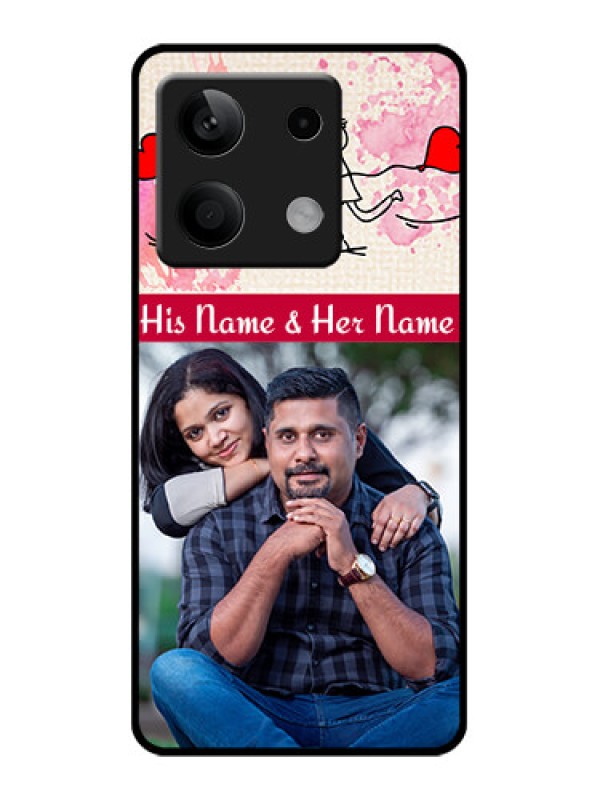 Custom Xiaomi Redmi Note 13 5G Custom Glass Phone Case - You And Me Case Design