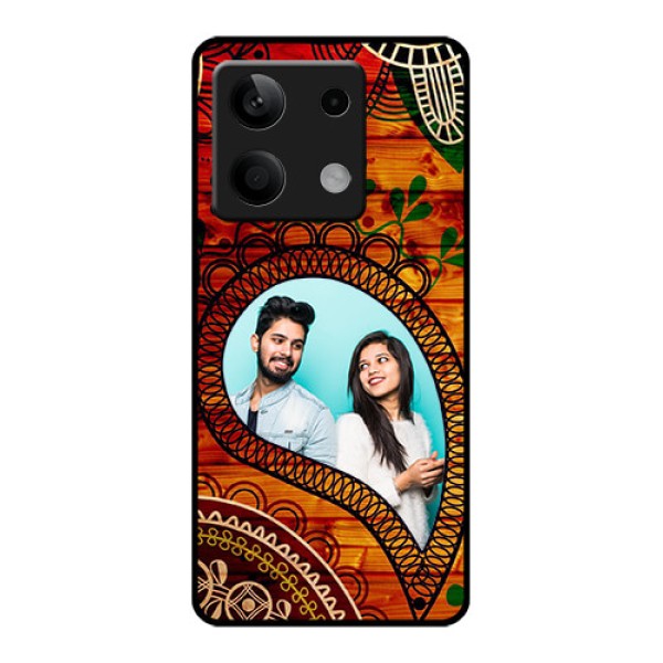 Xiaomi Redmi Note 13 5G Custom Glass Phone Case - Abstract Colorful Design