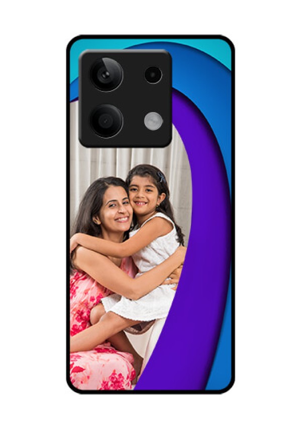 Xiaomi Redmi Note 13 5G Custom Glass Phone Case - Simple Pattern Design