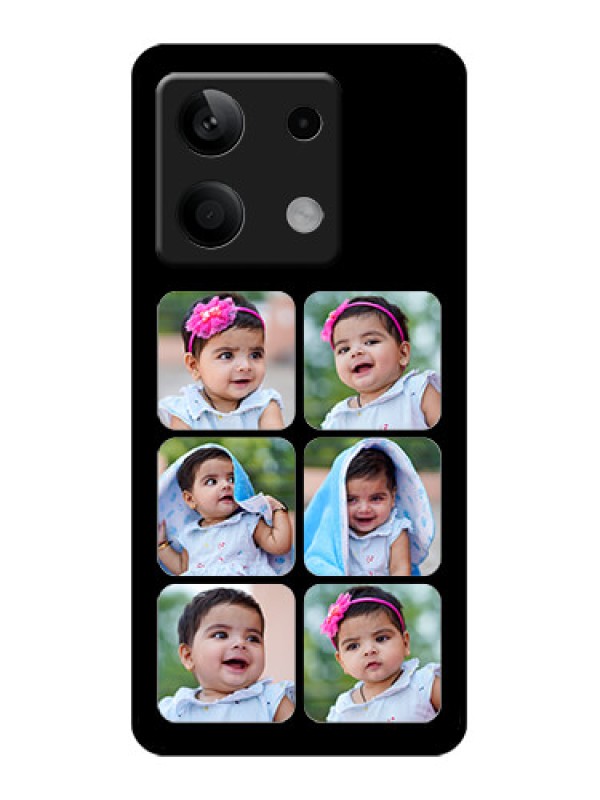 Custom Xiaomi Redmi Note 13 5G Custom Glass Phone Case - Multiple Pictures Design