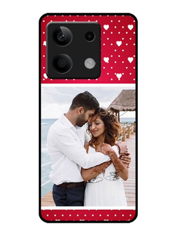 Custom Xiaomi Redmi Note 13 5G Custom Glass Phone Case - Hearts Mobile Case Design