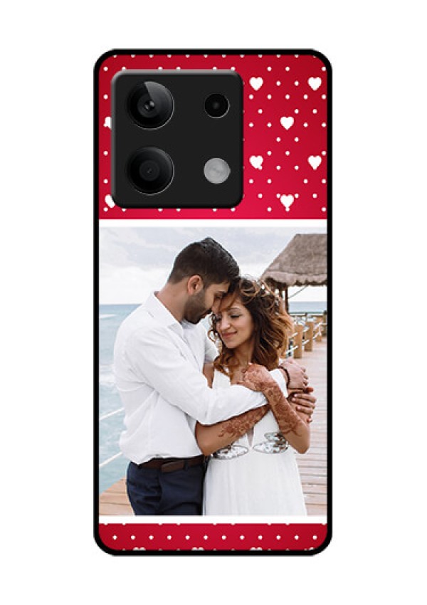 Xiaomi Redmi Note 13 5G Custom Glass Phone Case - Hearts Mobile Case Design