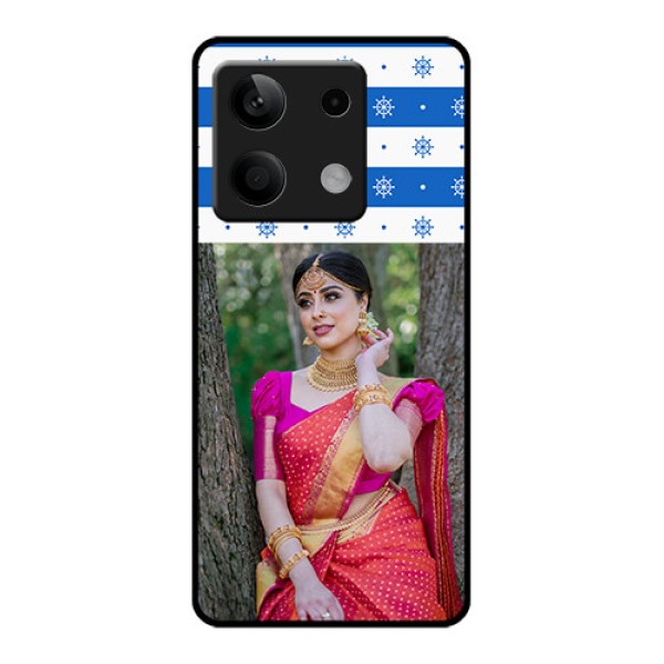 Xiaomi Redmi Note 13 5G Custom Glass Phone Case - Snow Pattern Design Xiaomi Redmi Note 13 5G Custom Glass Phone Case - Snow Pattern Design