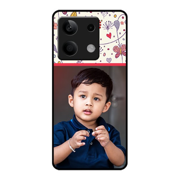 Xiaomi Redmi Note 13 5G Custom Glass Phone Case - Premium Floral Design Xiaomi Redmi Note 13 5G Custom Glass Phone Case - Premium Floral Design
