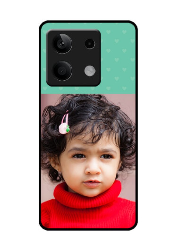 Xiaomi Redmi Note 13 5G Custom Glass Phone Case - Lovers Picture Design