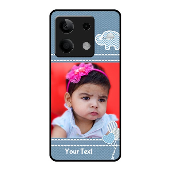 Xiaomi Redmi Note 13 5G Custom Glass Phone Case - With Kids Pattern Design Xiaomi Redmi Note 13 5G Custom Glass Phone Case - With Kids Pattern Design