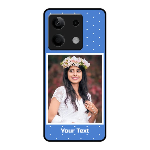 Xiaomi Redmi Note 13 5G Custom Glass Phone Case - Polka Dots Design