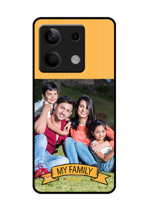 Xiaomi Redmi Note 13 5G Custom Glass Phone Case - My Family Design