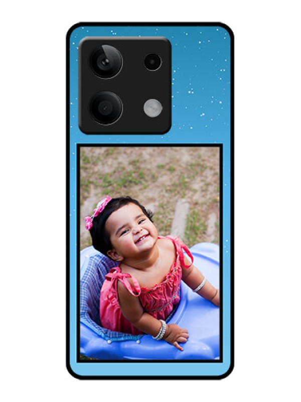 Custom Xiaomi Redmi Note 13 5G Custom Glass Phone Case - Wave Pattern Colorful Design