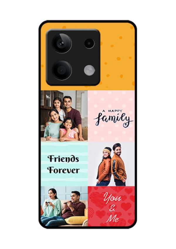 Xiaomi Redmi Note 13 5G Custom Glass Phone Case - Images With Quotes Design