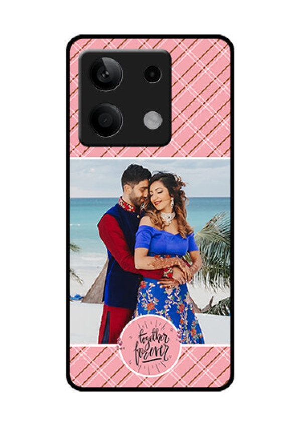 Xiaomi Redmi Note 13 5G Custom Glass Phone Case - Together Forever Design