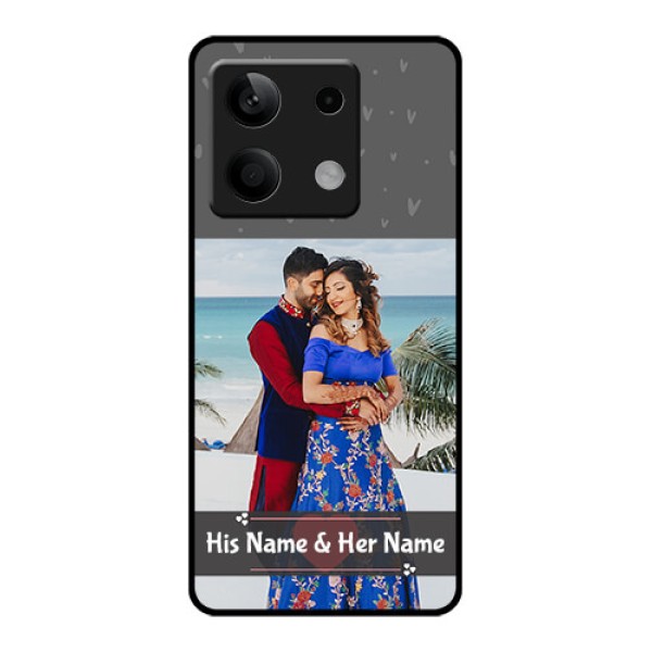 Xiaomi Redmi Note 13 5G Custom Glass Phone Case - Buy Love Design With Photo Online Xiaomi Redmi Note 13 5G Custom Glass Phone Case - Buy Love Design With Photo Online