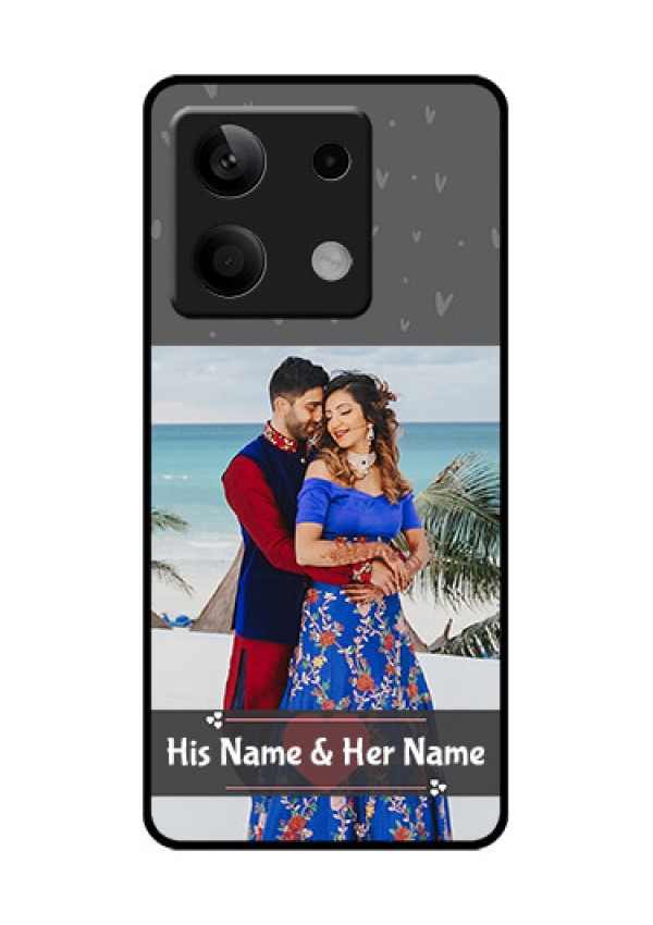 Xiaomi Redmi Note 13 5G Custom Glass Phone Case - Buy Love Design With Photo Online