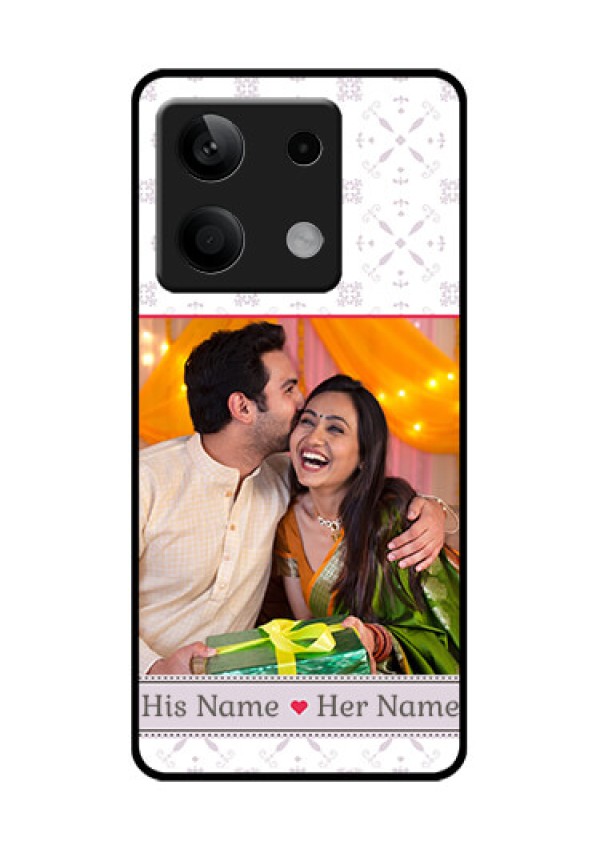 Xiaomi Redmi Note 13 5G Custom Glass Phone Case - With Photo And Ethnic Design