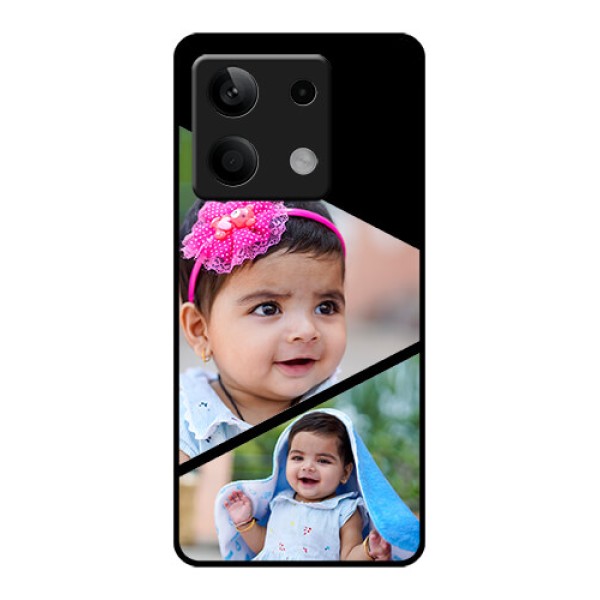 Xiaomi Redmi Note 13 5G Custom Glass Phone Case - Semi Cut Design Xiaomi Redmi Note 13 5G Custom Glass Phone Case - Semi Cut Design