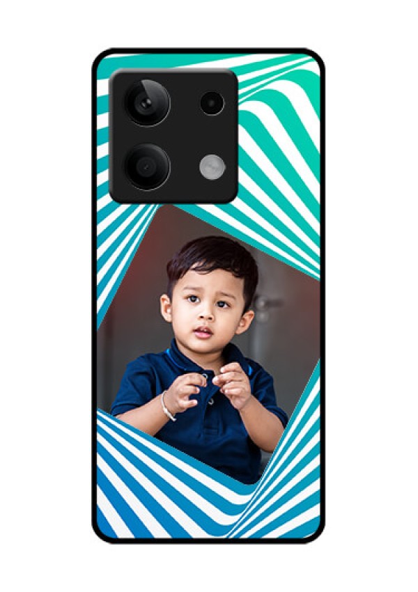 Xiaomi Redmi Note 13 5G Custom Glass Phone Case - Abstract Spiral Design