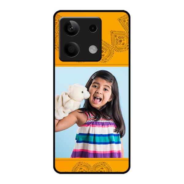Xiaomi Redmi Note 13 5G Custom Glass Phone Case - Photo Wedding Design