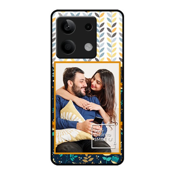 Xiaomi Redmi Note 13 5G Custom Glass Phone Case - Pattern Design