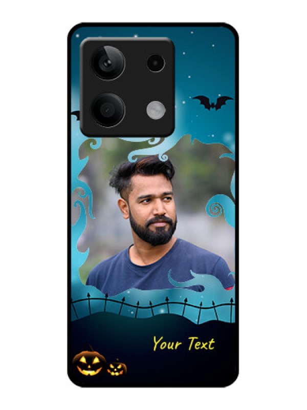 Custom Xiaomi Redmi Note 13 5G Custom Glass Phone Case - Halloween Frame Design
